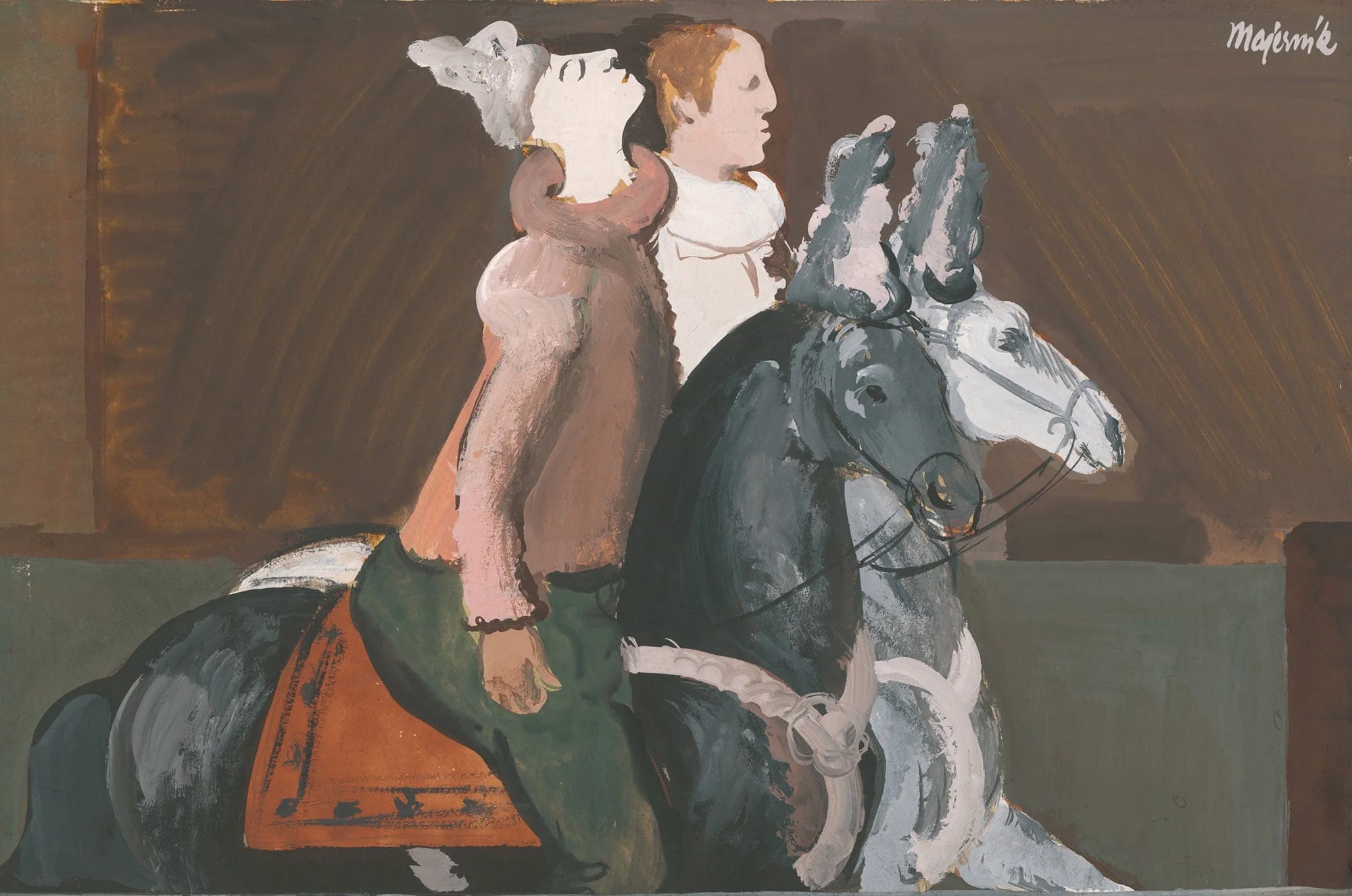 Two Riders by Cyprian Majernik