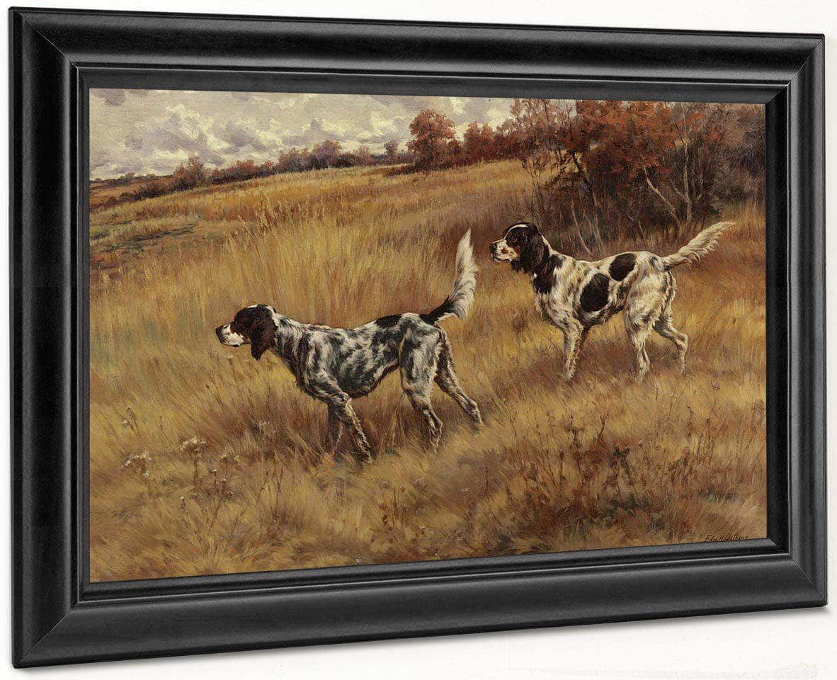 Two Setters In The Field By Edmund Henry Osthaus - Image 8