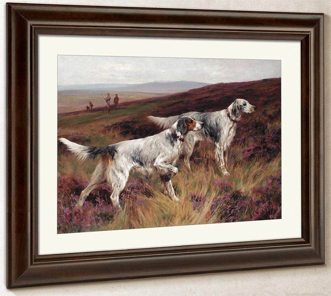 Two Setters On A Grouse Moor By Arthur Wardle - Image 5