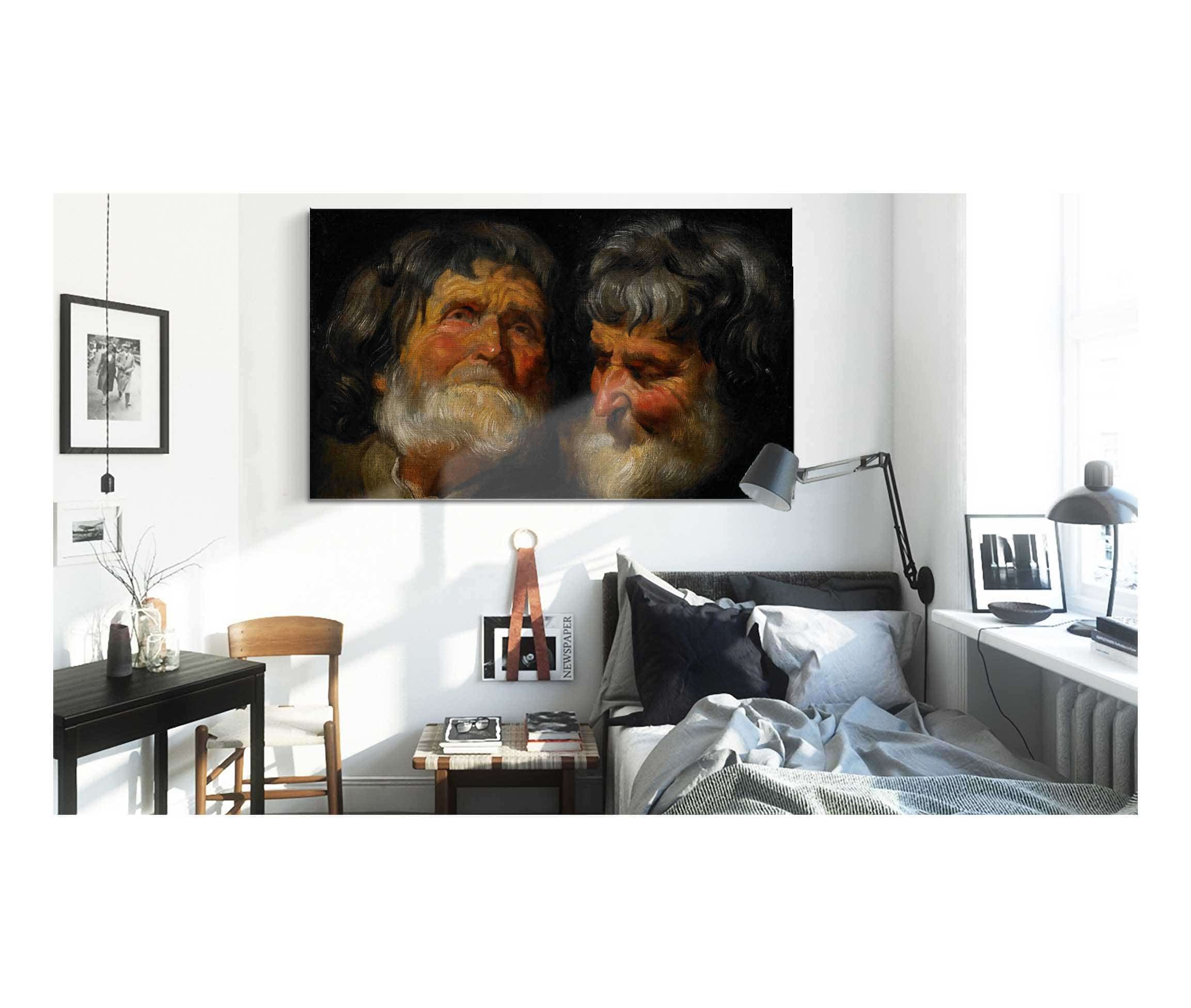 Two Studies Of The Head Of An Old Man by Jacob Jordaens - Image 3