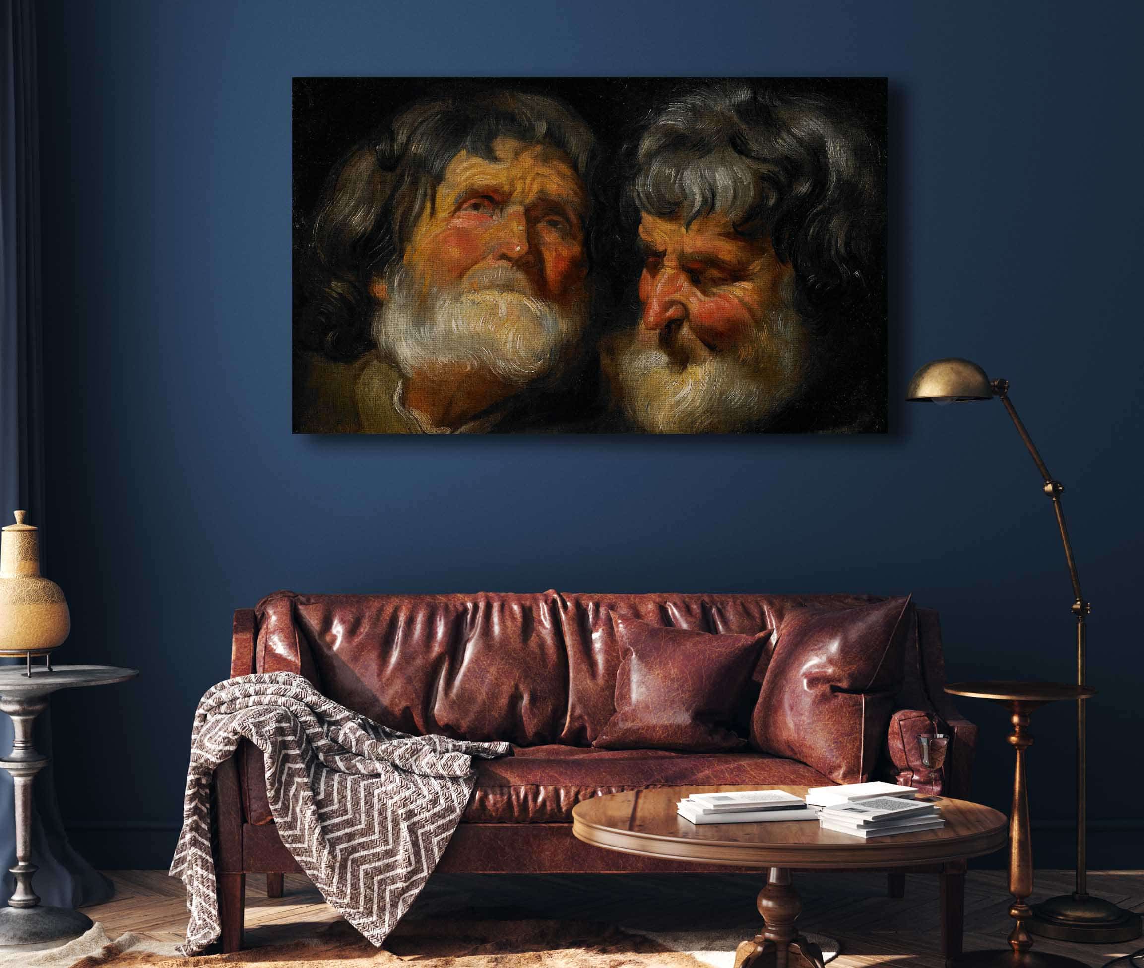 Two Studies Of The Head Of An Old Man by Jacob Jordaens - Image 4