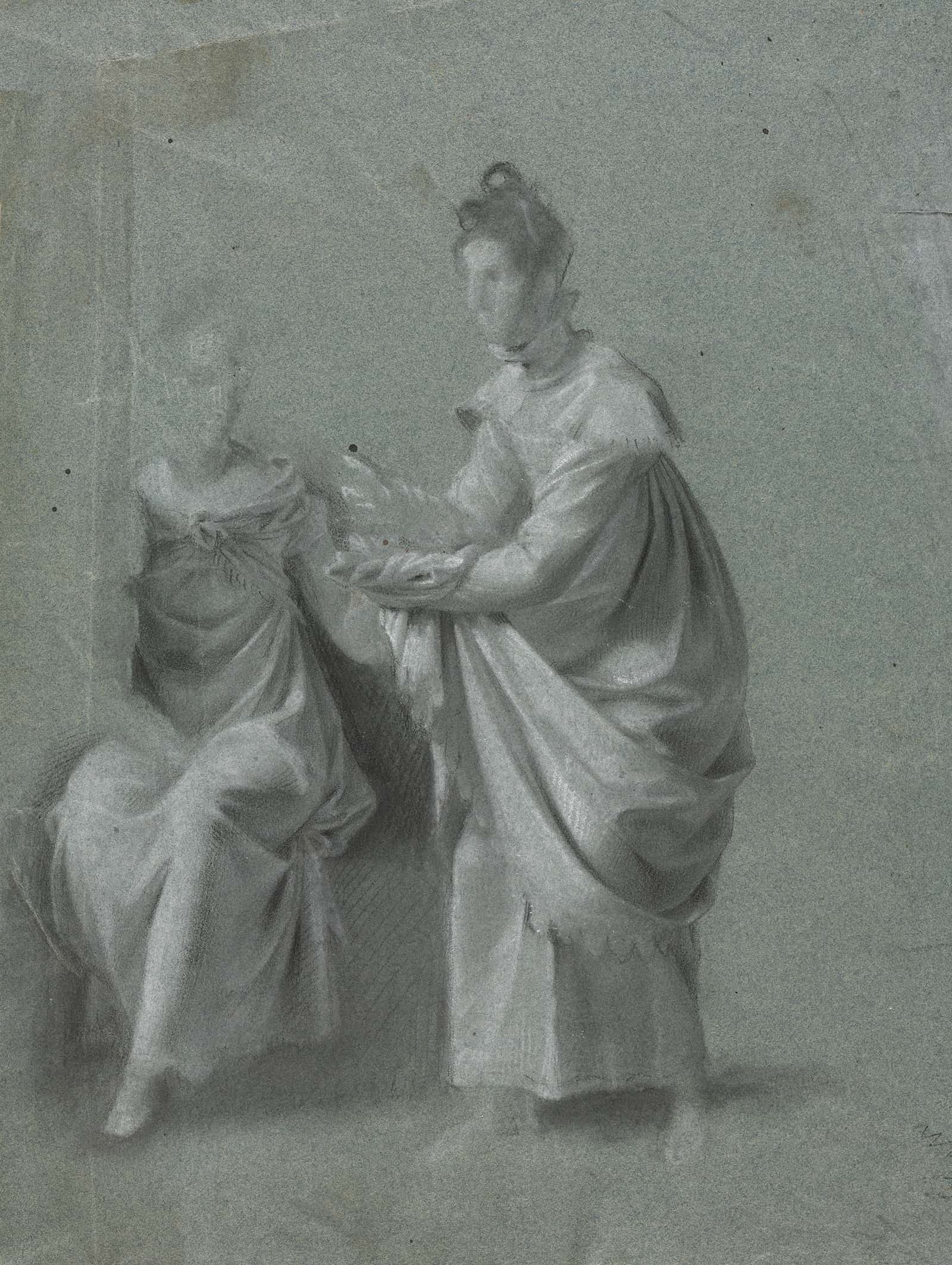 Two Women S by Pierre Paul Prudhon