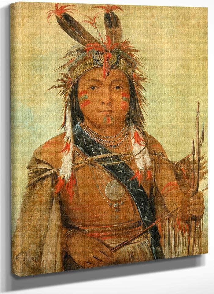 Ud Je Jock, Pelican, A Boy By George Catlin