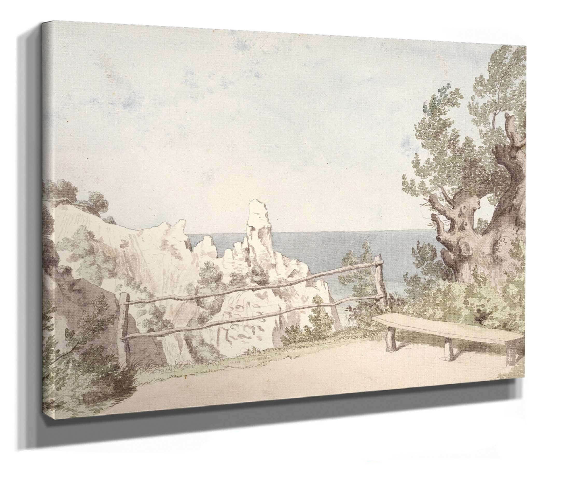 Udsigt Fra Mons Klint Ved Sommerspiret by Christoffer Wilhelm Eckersberg - Image 2