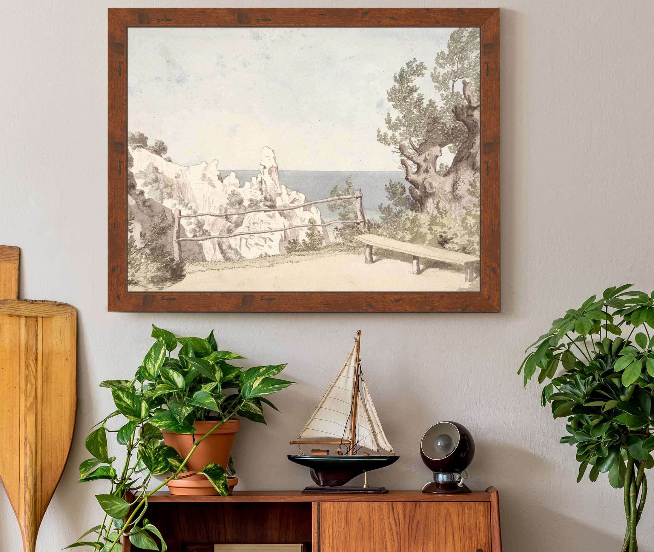 Udsigt Fra Mons Klint Ved Sommerspiret by Christoffer Wilhelm Eckersberg - Image 3