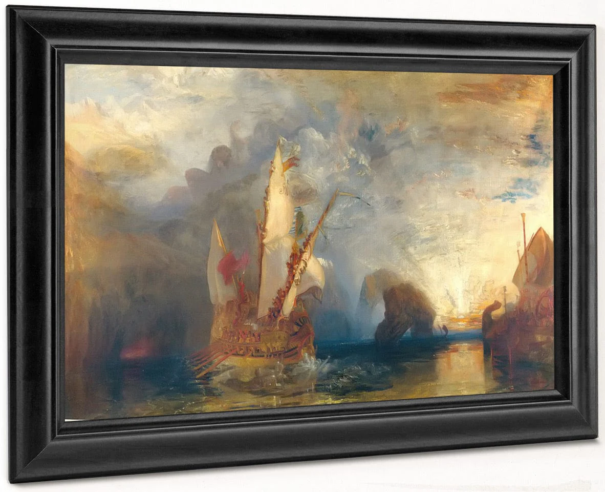 Ulysses Deriding Polyphemus Homer's Odyssey 1829 By Jwm Turner - Image 6