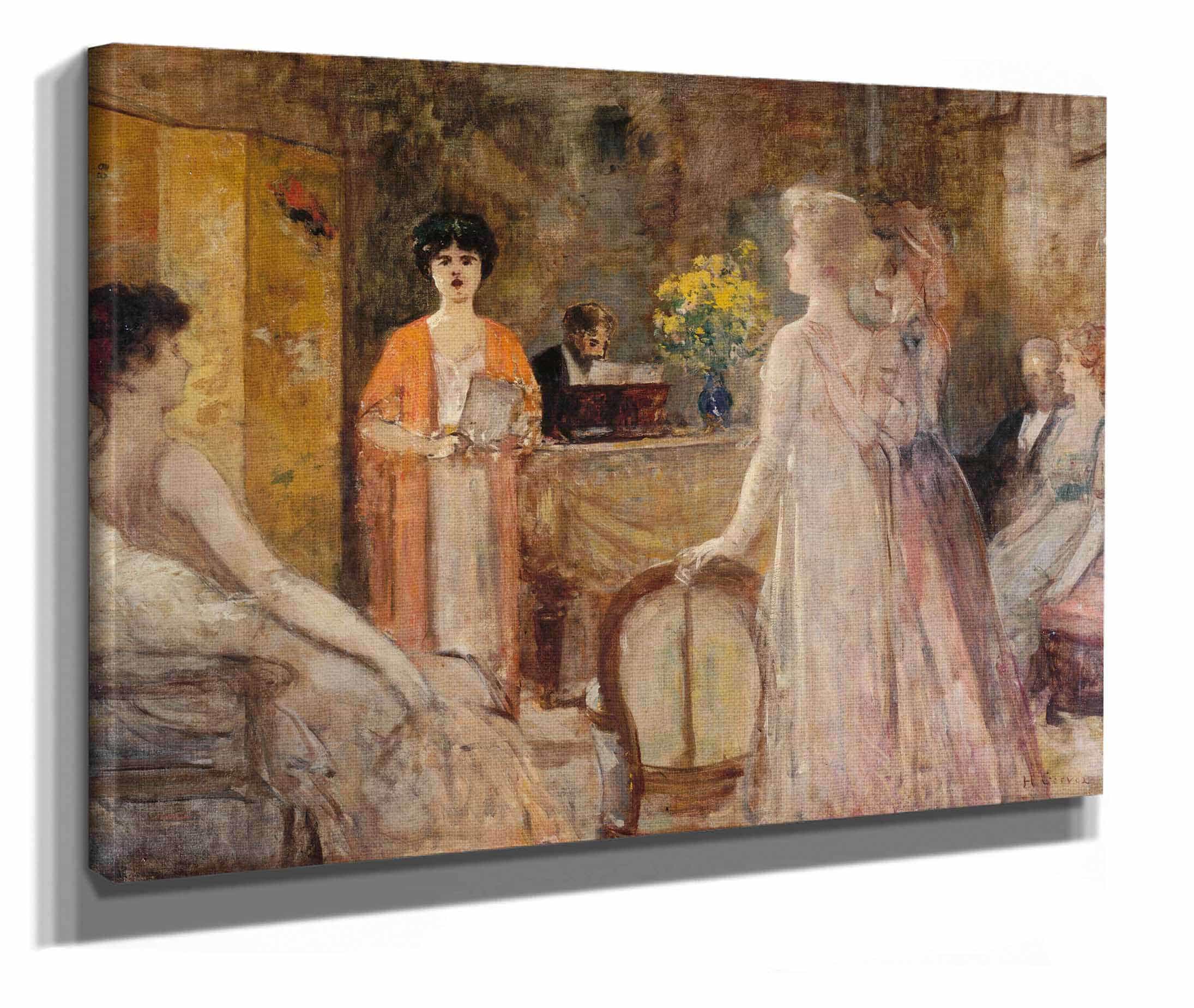 Un Mardi Soiree Chez Madeleine Lemaire by Henri Gervex - Image 2