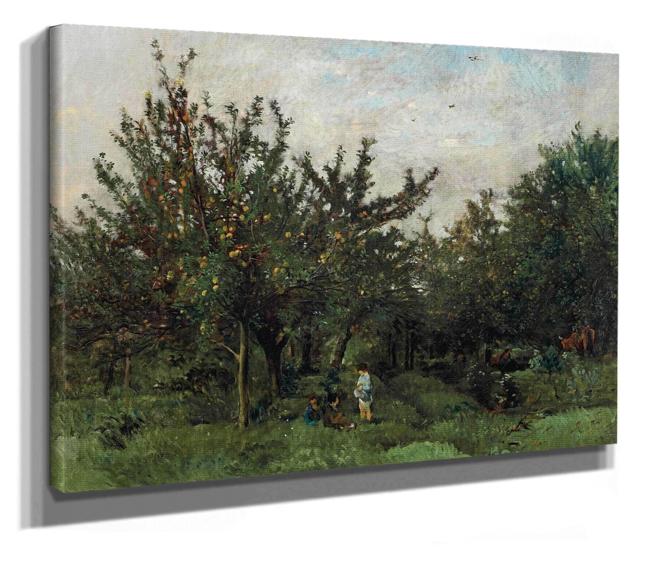 Un Verger by Charles Francois Daubigny - Image 2