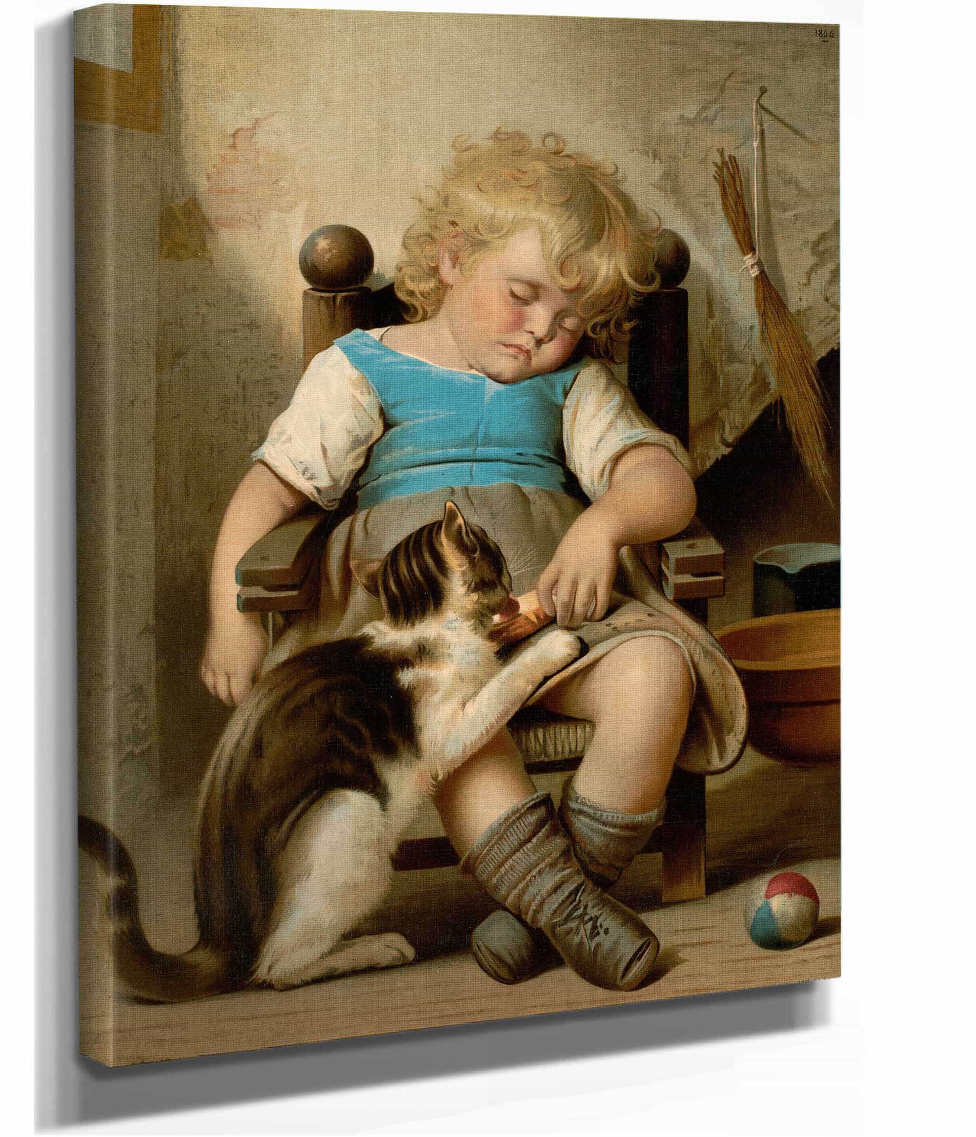 Unconscious Sleeper   by Leon Jean Basile Perrault - Image 2
