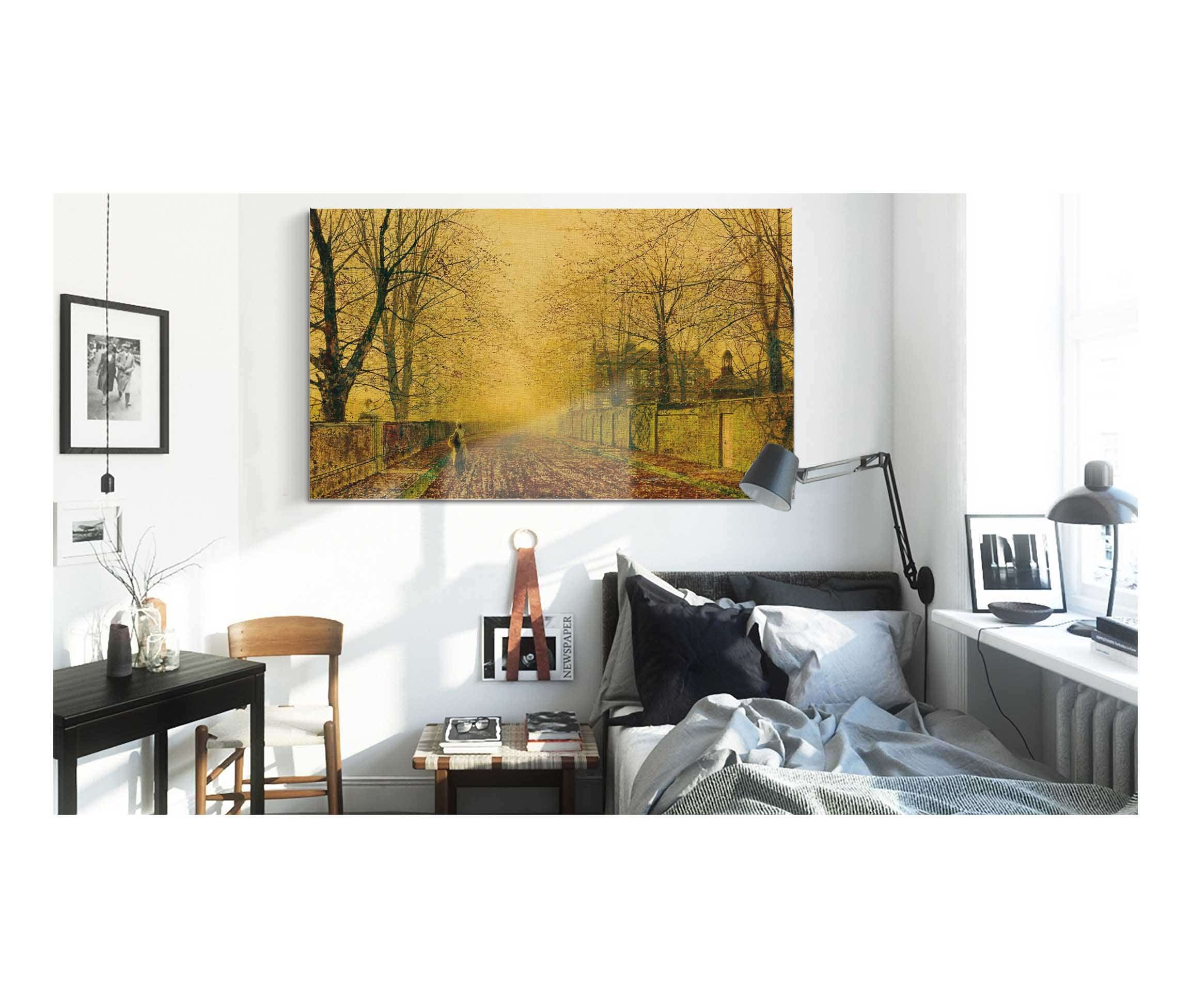 Under The Beeches by John Atkinson Grimshaw - Image 3
