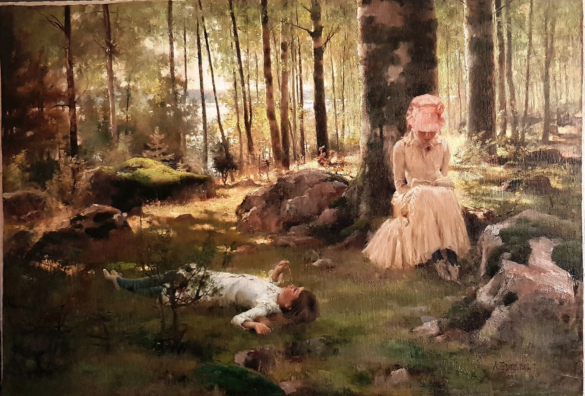 Under The Birches by Albert Edelfelt