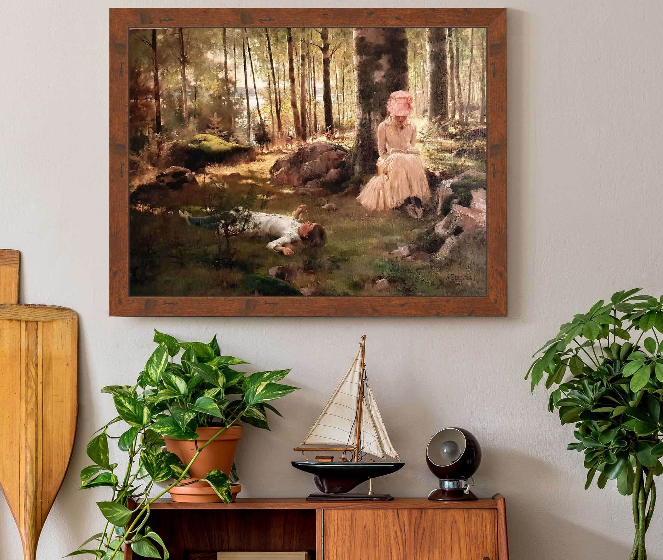 Under The Birches by Albert Edelfelt - Image 3