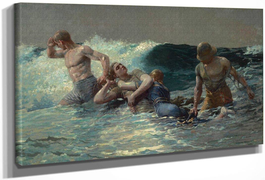 Undertow 1886 By Winslow Homer