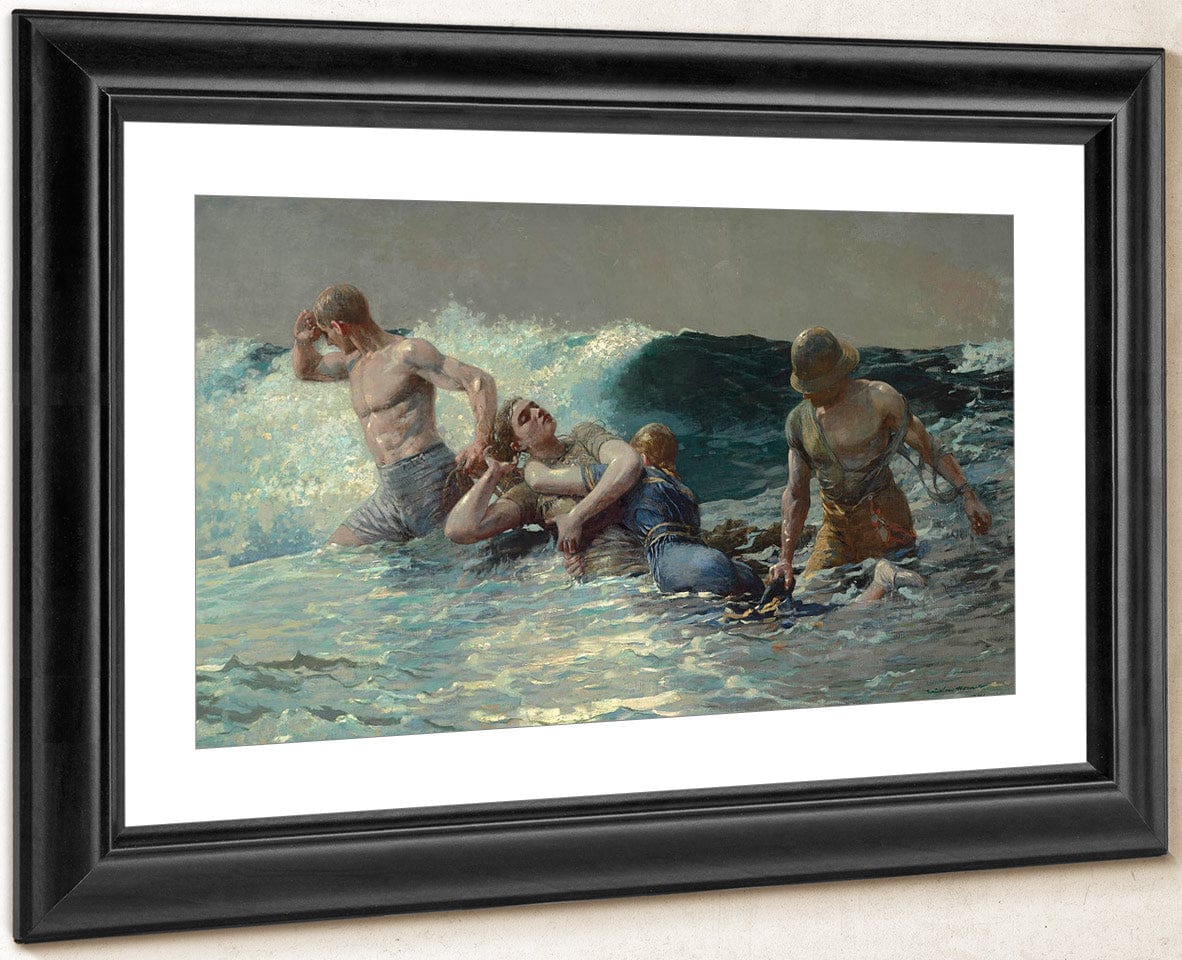 Undertow 1886 By Winslow Homer - Image 4