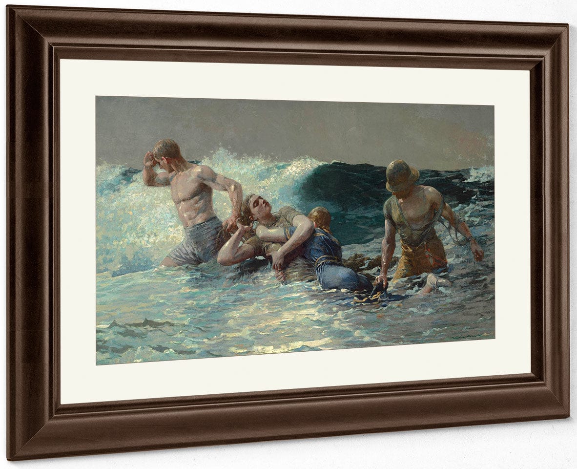 Undertow 1886 By Winslow Homer - Image 5