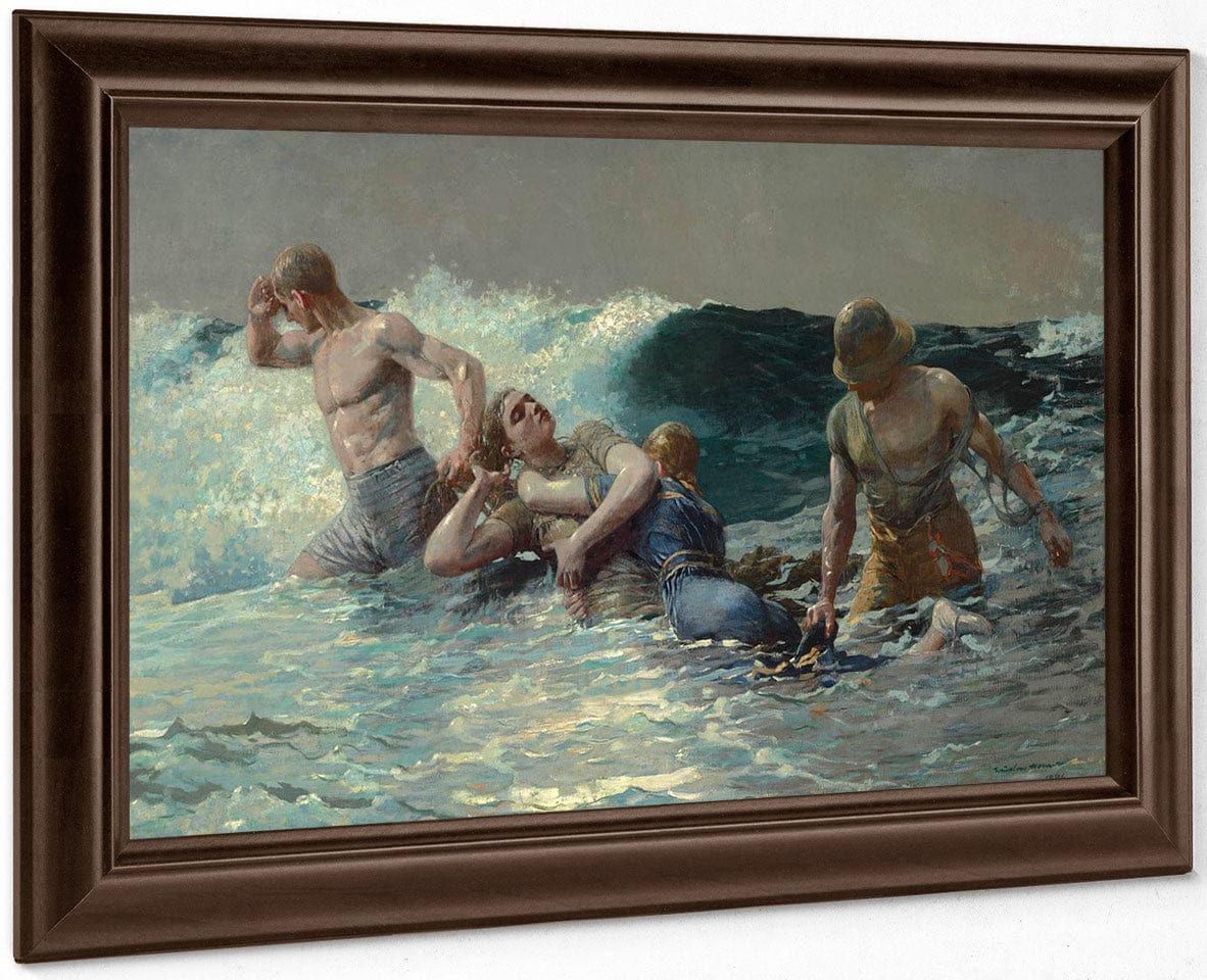Undertow 1886 By Winslow Homer - Image 6