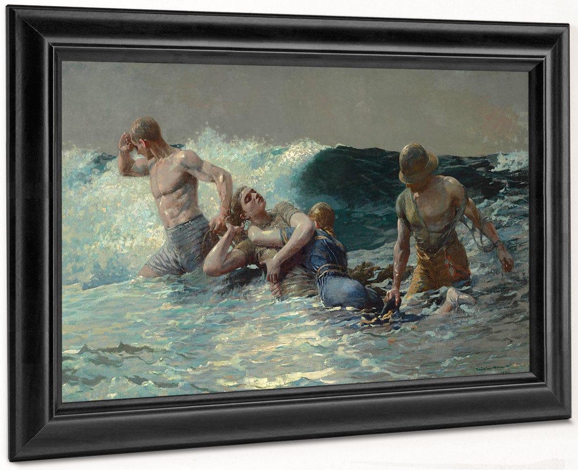 Undertow 1886 By Winslow Homer - Image 8