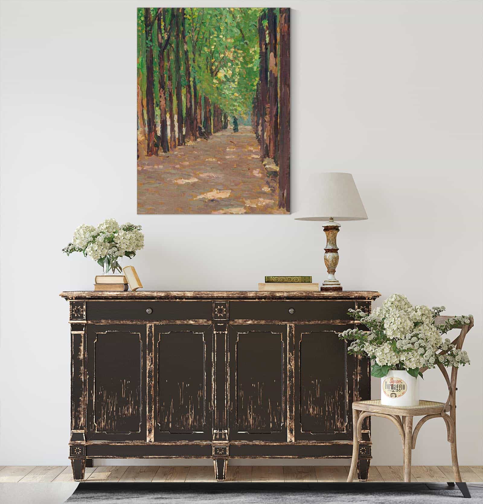 Une Allee Dans Le Parc Du Chateau De Versailles by Henri Martin - Image 4