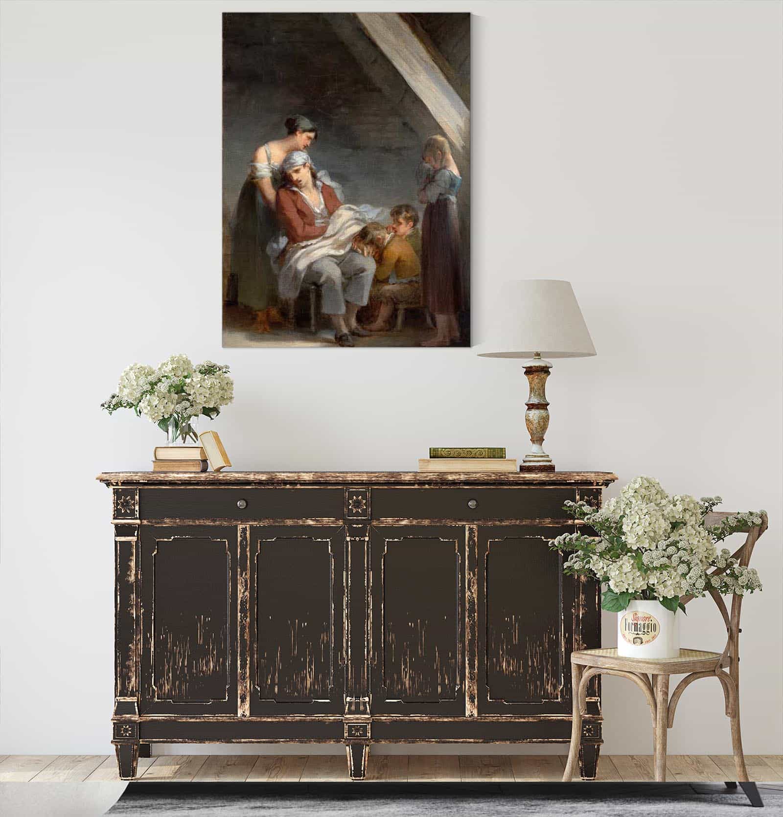 Une Famille Dans La Desolation A Grief Stricken Family by Pierre Paul Prudhon - Image 4