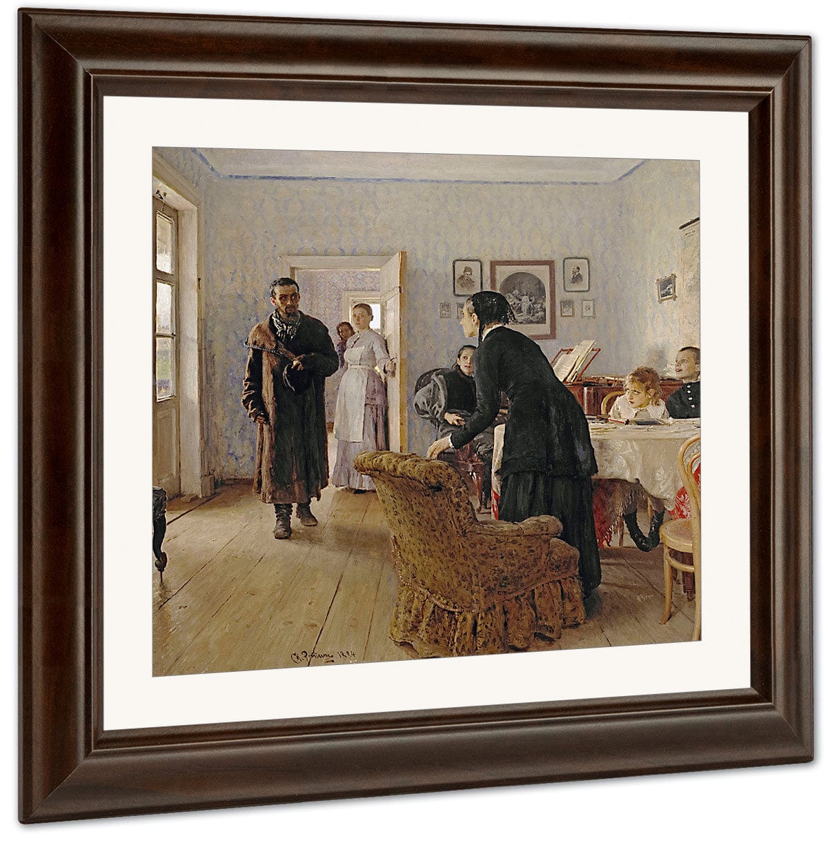 Unexpected Visitors 1888 By Ilya Repin - Image 3