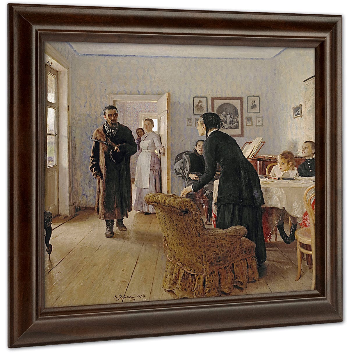 Unexpected Visitors 1888 By Ilya Repin - Image 4