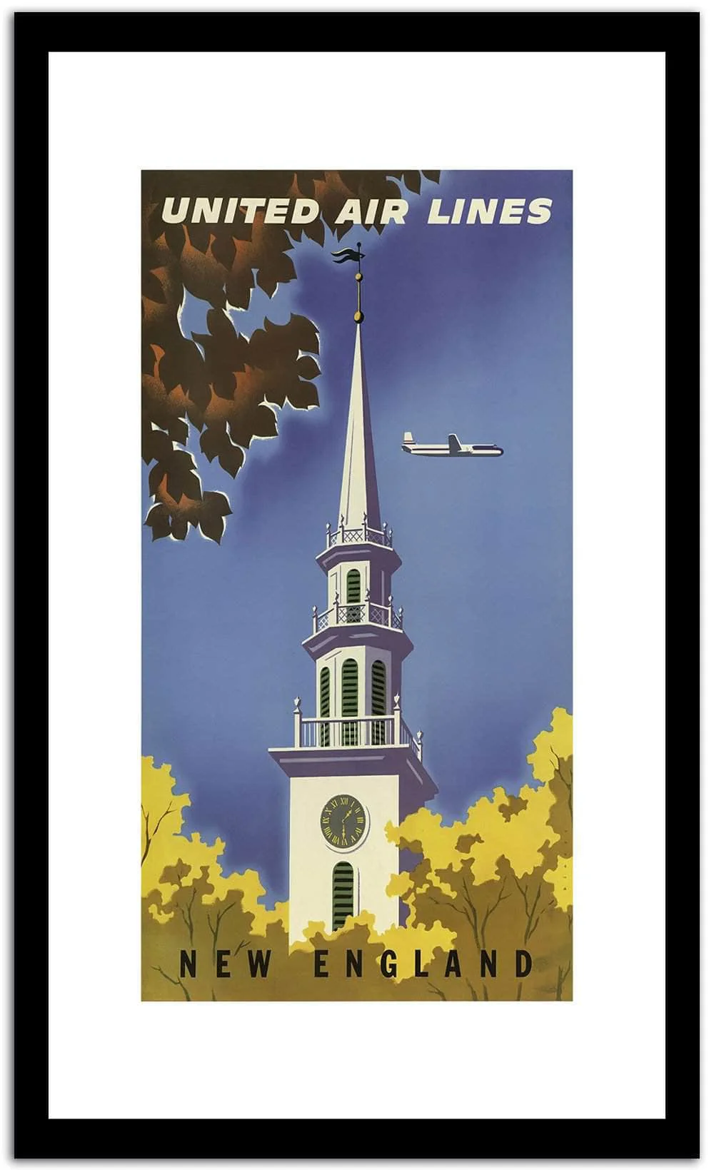 United Air Lines Vintage Posterb