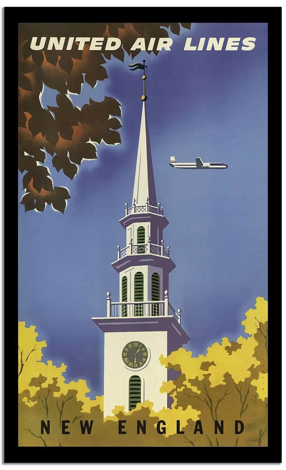 United Air Lines Vintage Posterb - Image 2