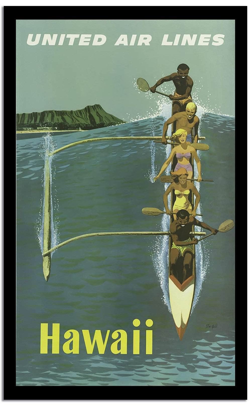 United Air Lines Vintage Posterc - Image 2