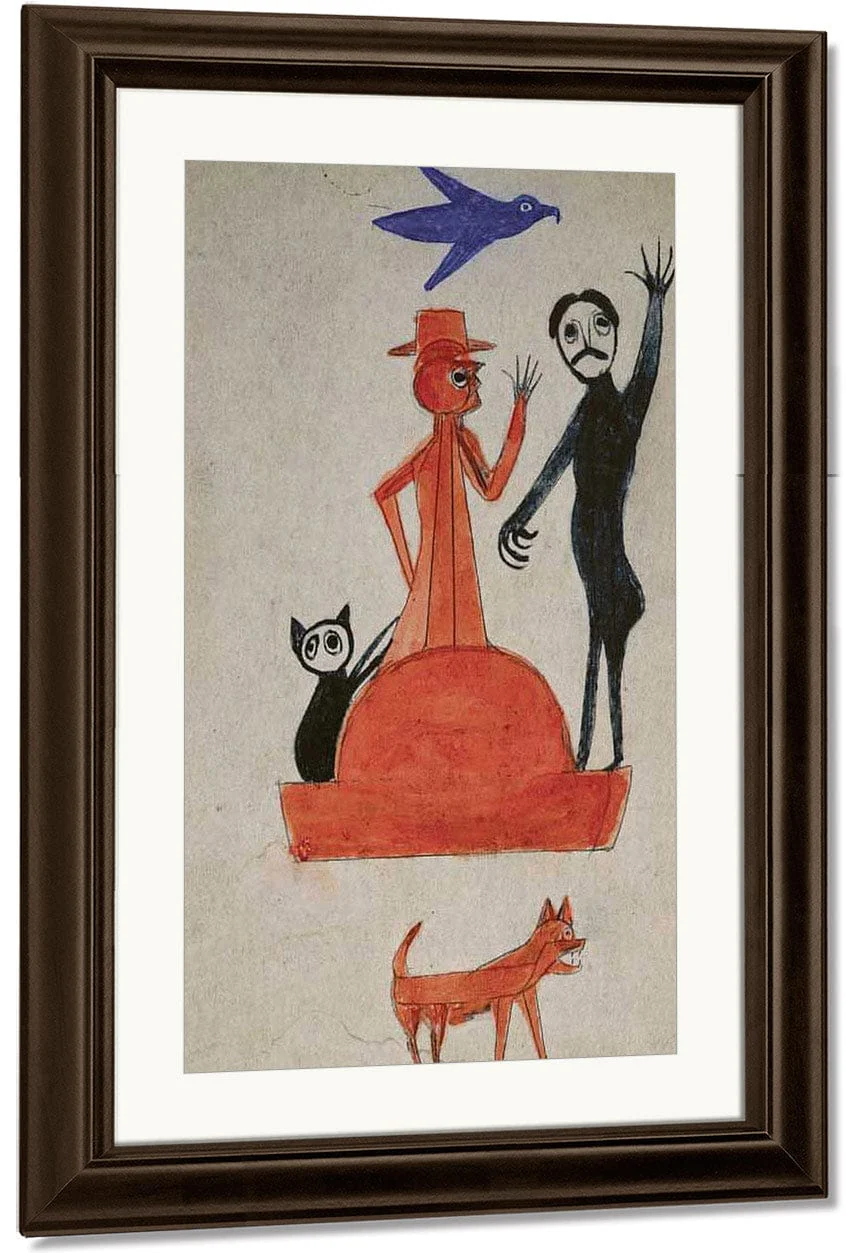 Untitled (Figure Construction With Waving Man) By Bill Traylor - Image 3