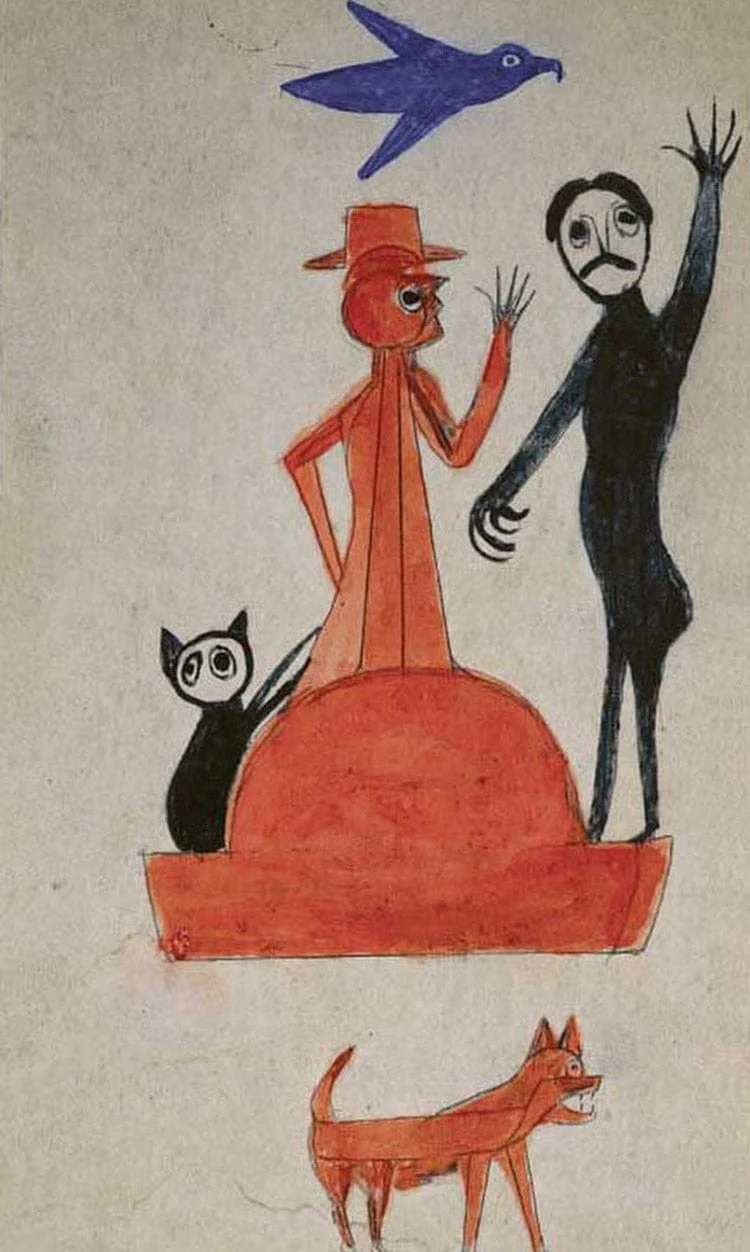 Untitled (Figure Construction With Waving Man) By Bill Traylor - Image 5
