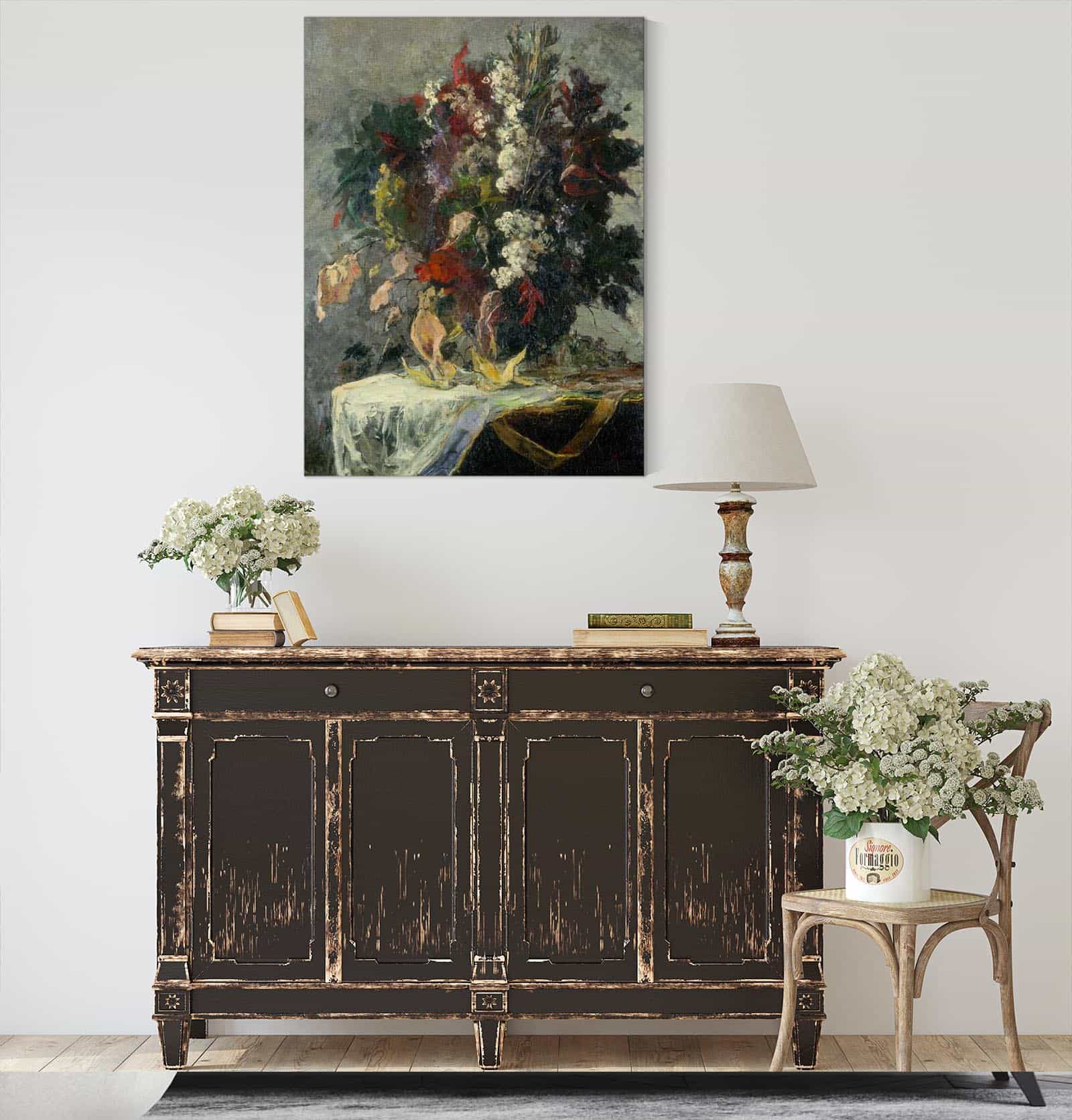 Untitled Floral Still Life by Edward Mitchell Bannister - Image 4