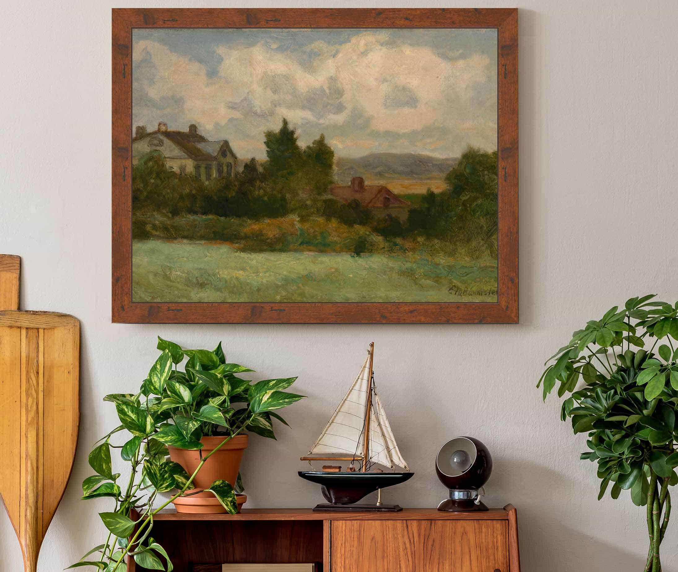Untitled Houses And Trees by Edward Mitchell Bannister - Image 3