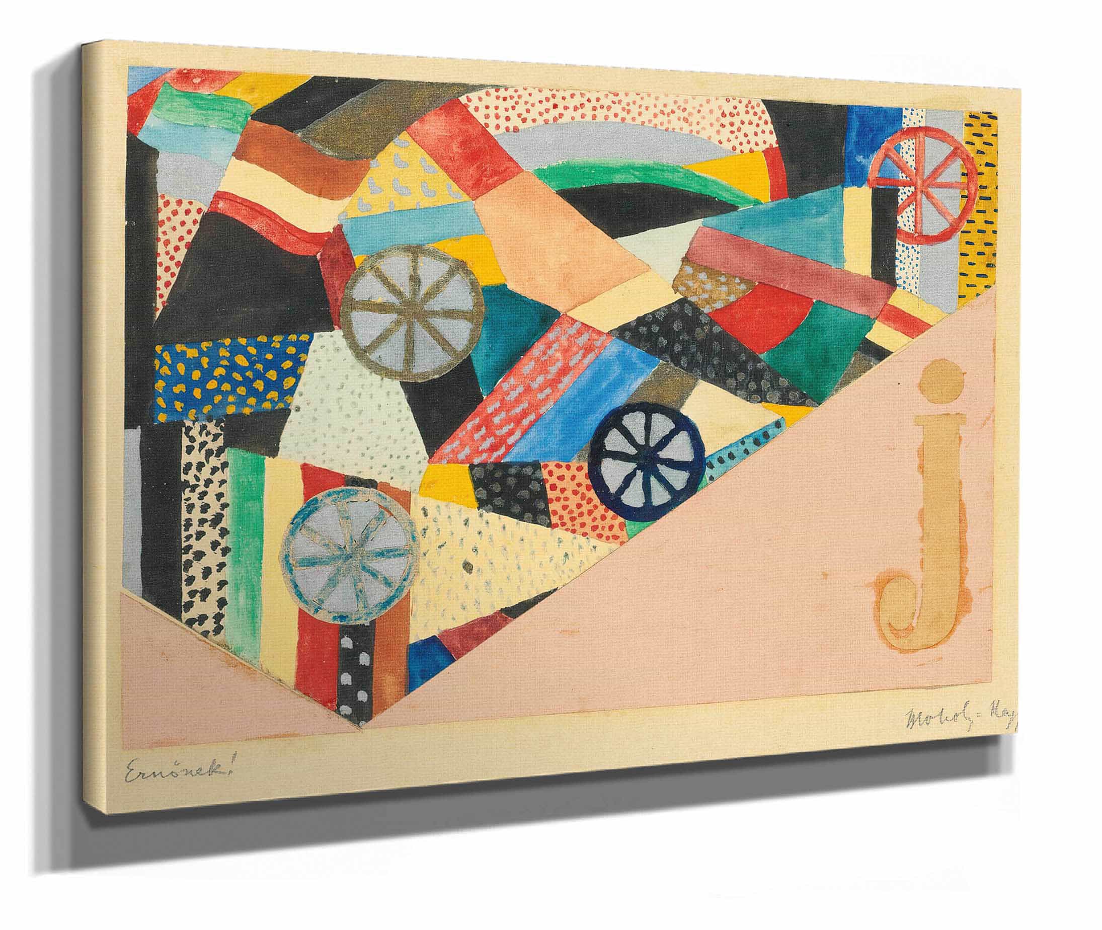 Untitled J Under Fields For Ernst Kallai by Laszlo Moholy Nagy - Image 2