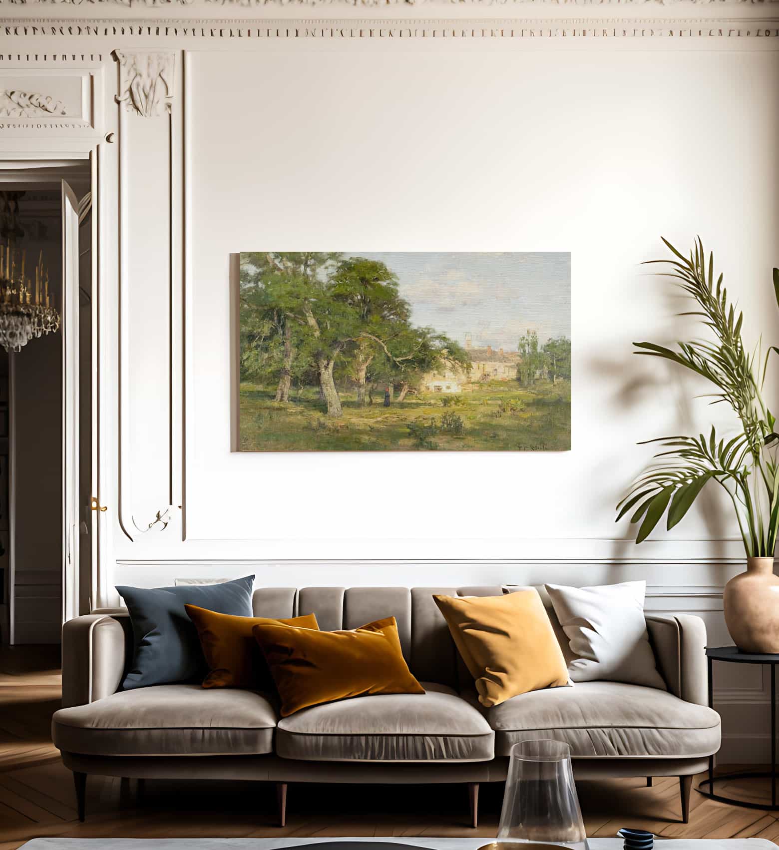 Untitled Landscape By Theodore Clement Steele - Image 3