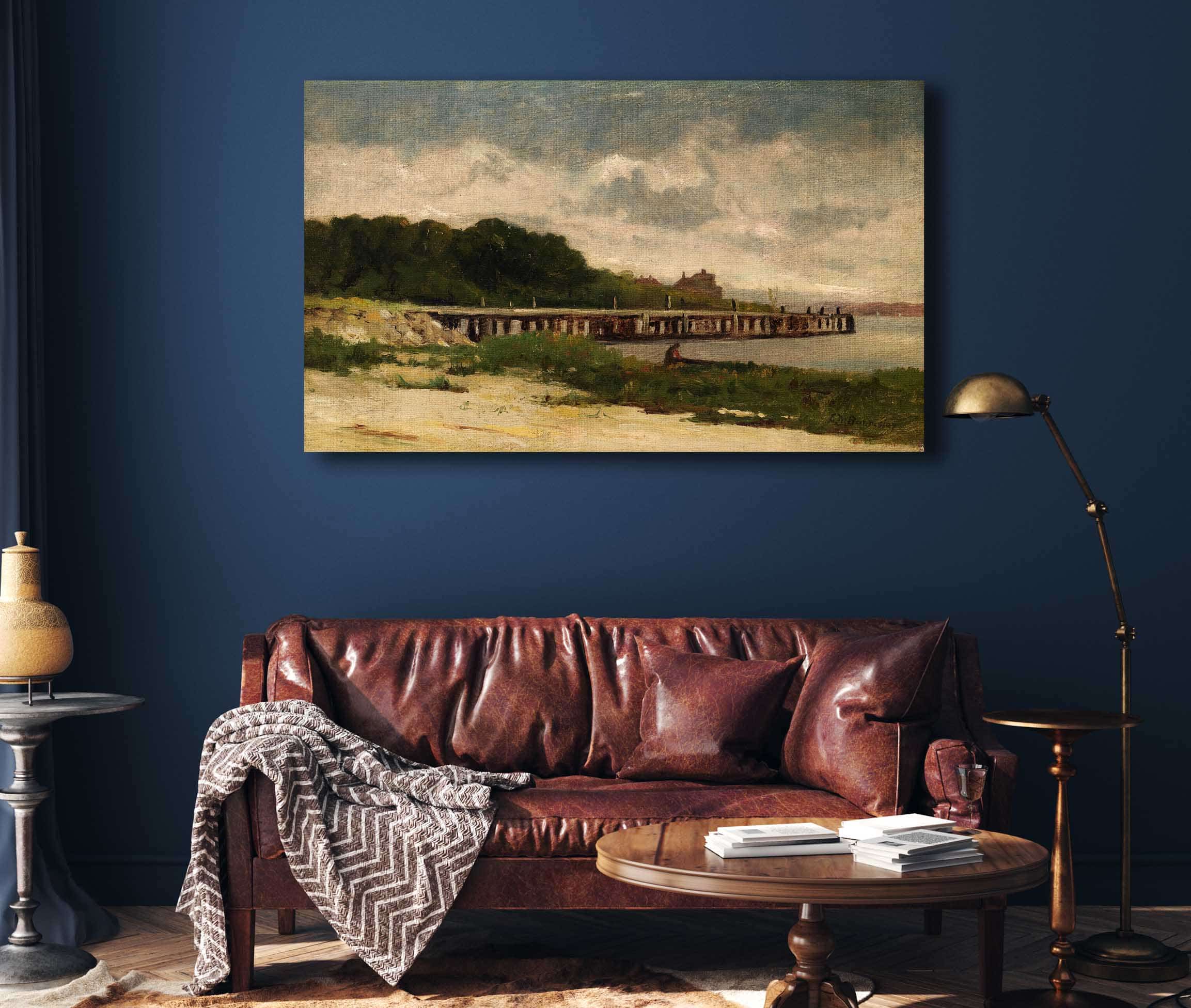 Untitled Landscape With Pier by Edward Mitchell Bannister - Image 4