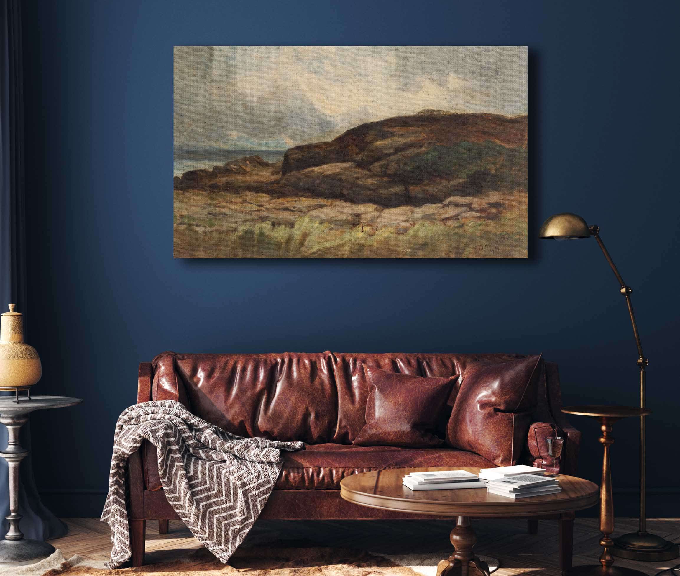 Untitled Landscape With Rocks by Edward Mitchell Bannister - Image 10
