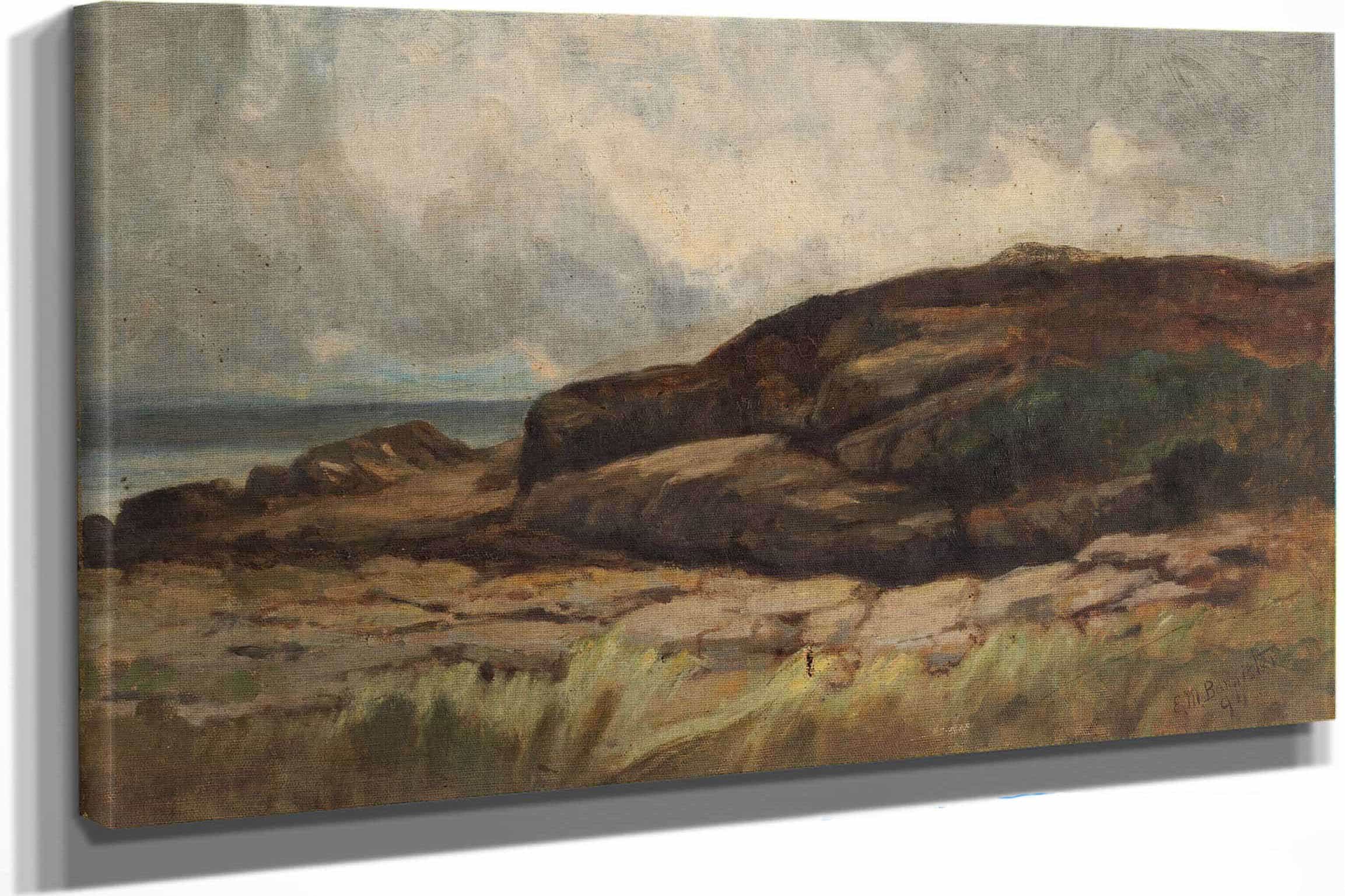 Untitled Landscape With Rocks by Edward Mitchell Bannister - Image 7