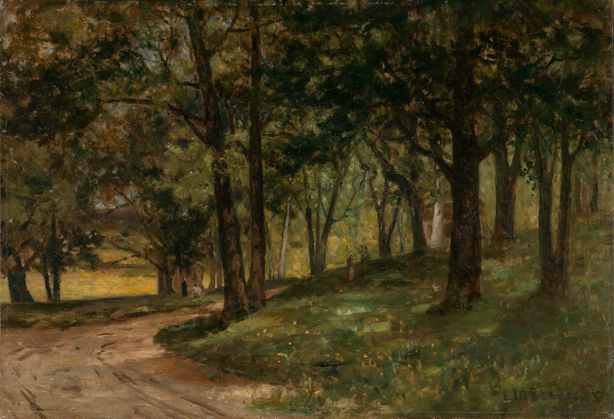 Untitled Landscape With Trees by Edward Mitchell Bannister - Image 2