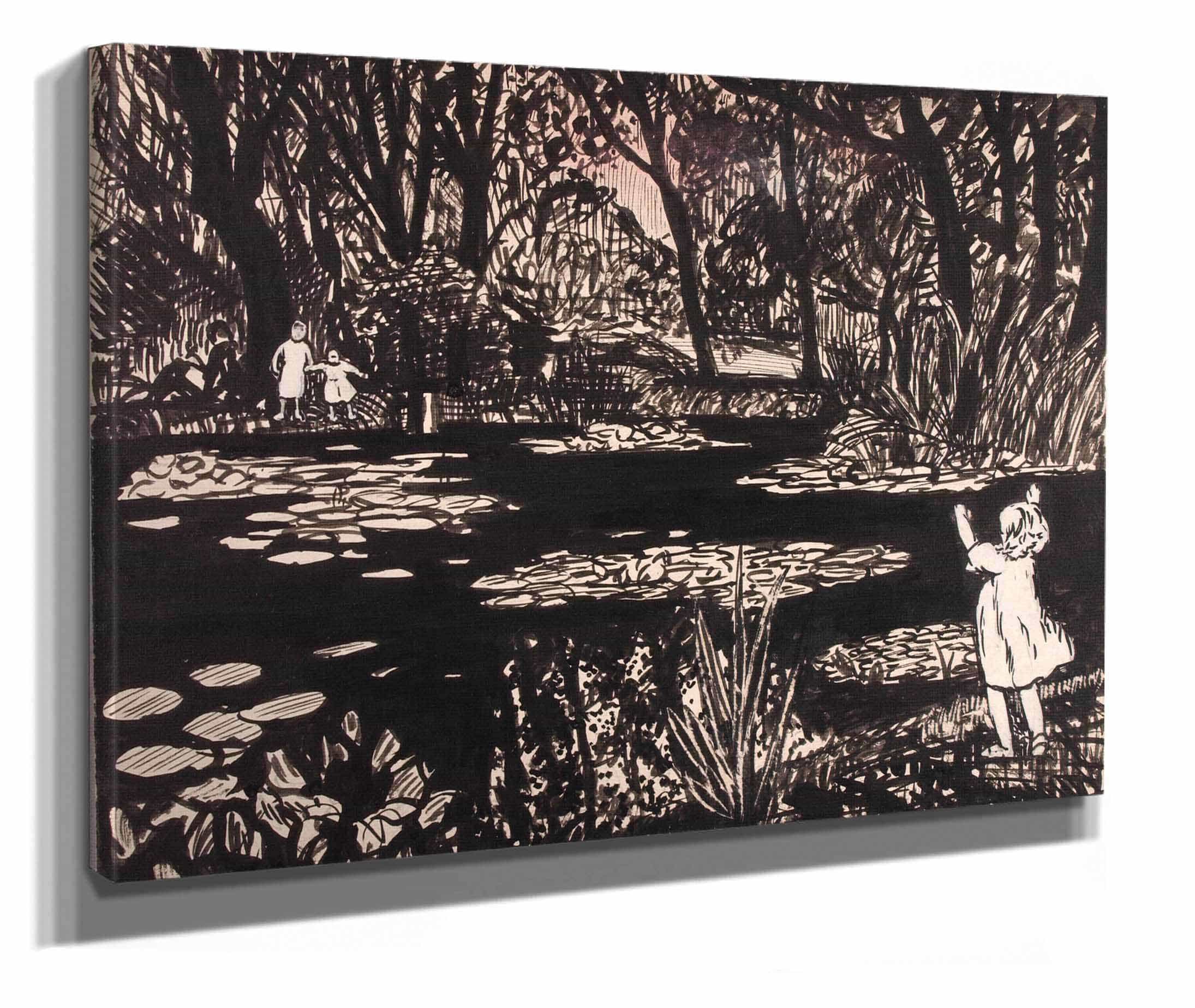 Untitled Lily Pond by Henry Lyman Sayen - Image 2