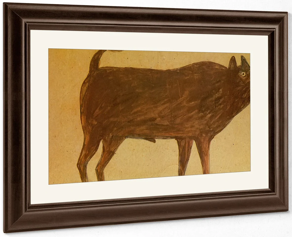 Untitled Pig Corkscrew By Bill Traylor - Image 5