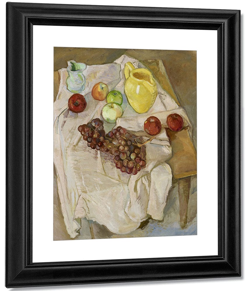 Untitled [Yellow Pitcher Apples And Grapes] By Pierre Daura - Image 2