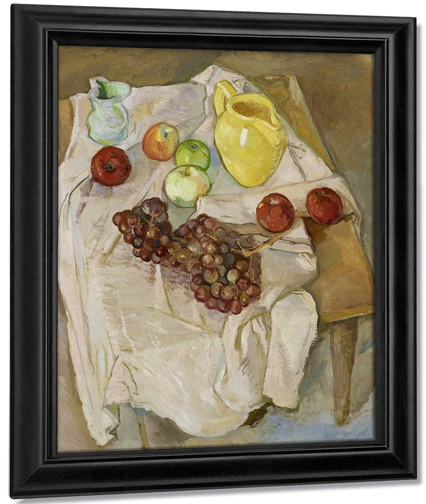 Untitled [Yellow Pitcher Apples And Grapes] By Pierre Daura - Image 6