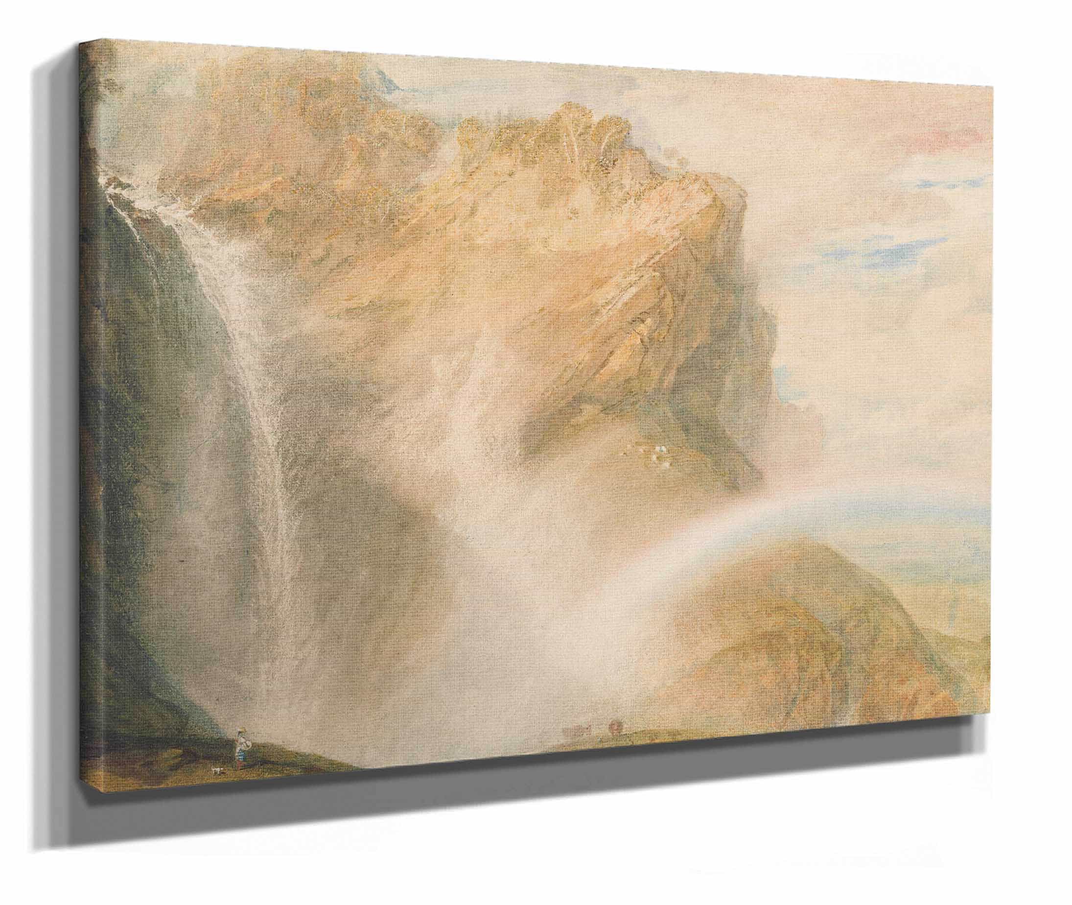 Upper Fall Of The Reichenbach Rainbow by Joseph Mallord William Turner - Image 2