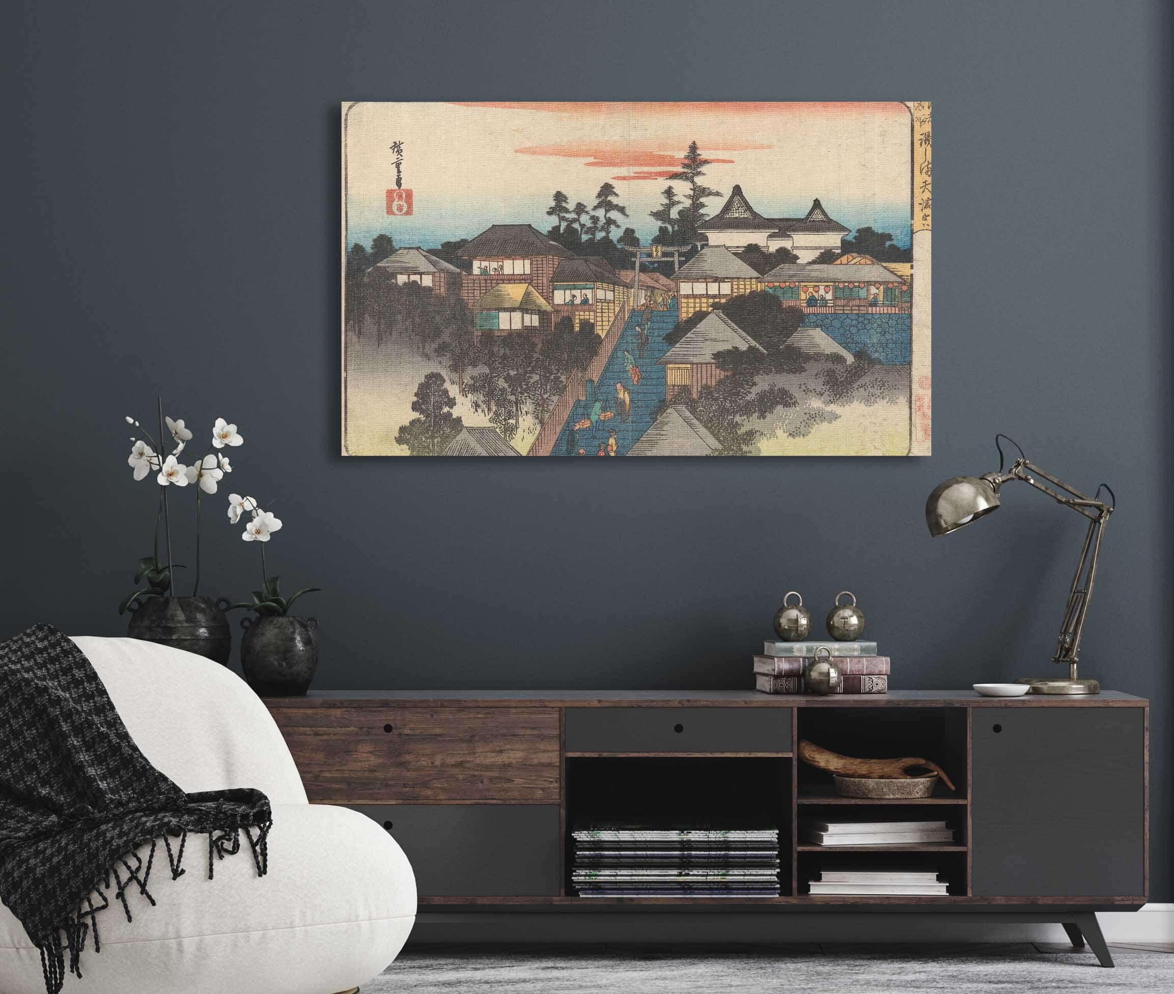 Ushima Shrine In Hongo District by Ando Hiroshige - Image 5