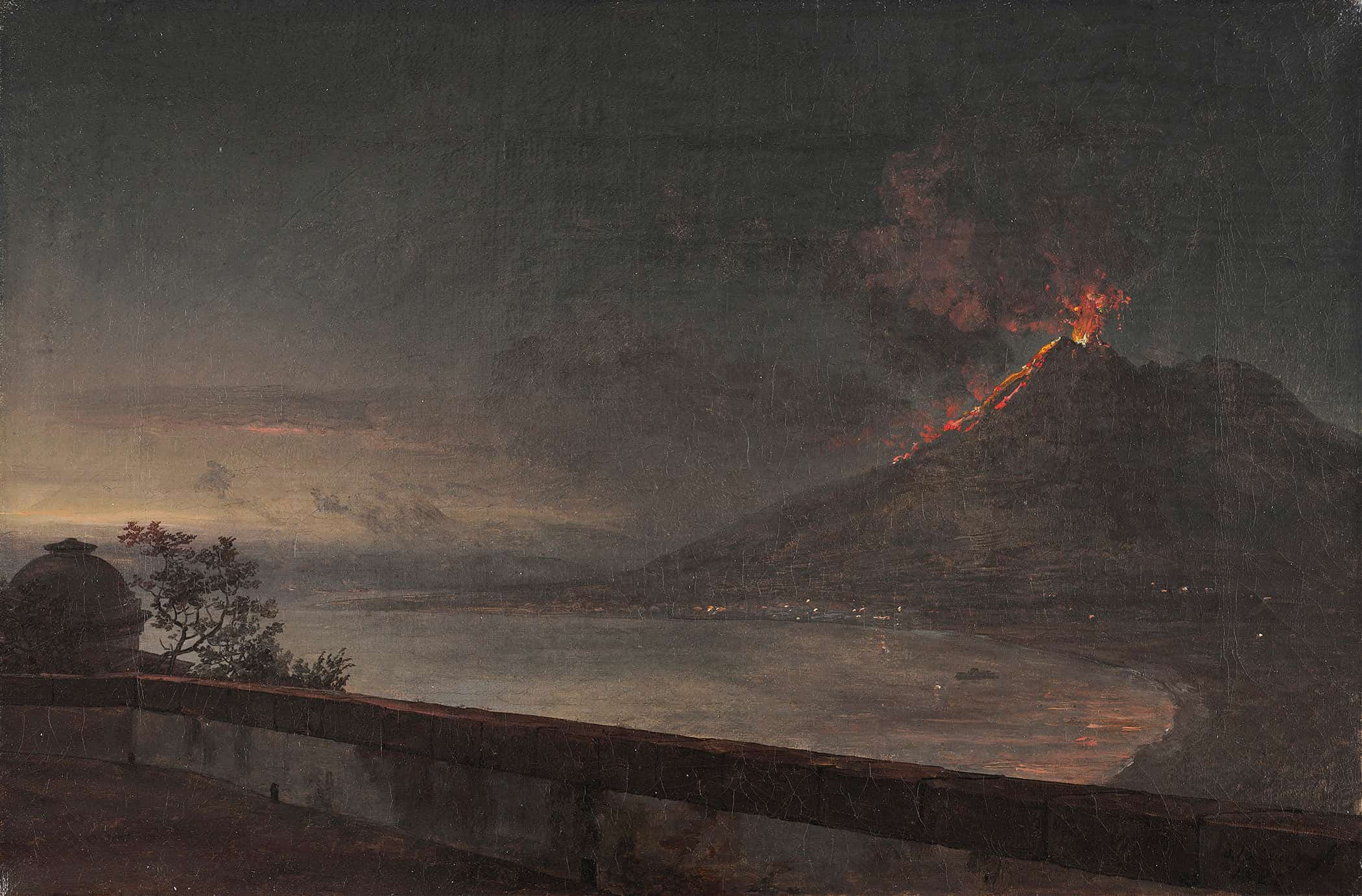 Utsikt Mot Vesuvuis Fran Quisisana by Johan Christian Dahl - Image 2
