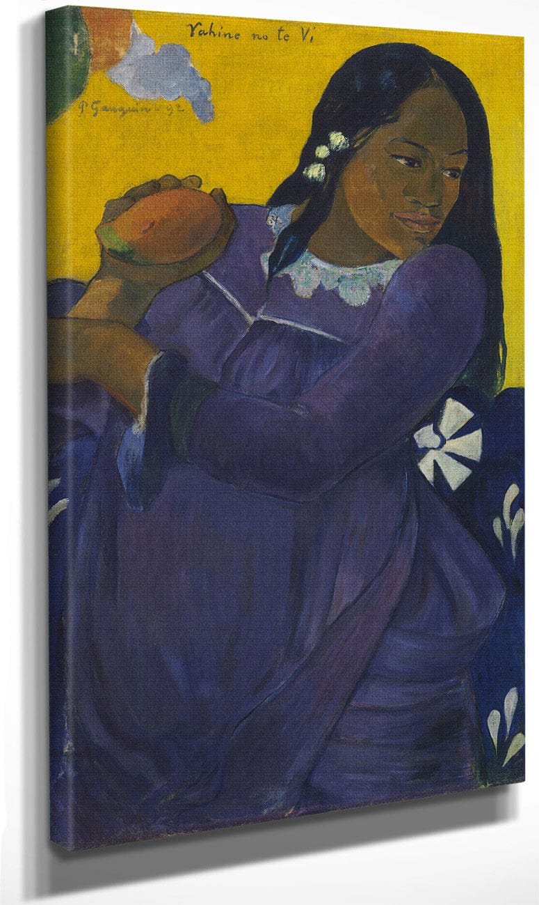 Vahine No Te Vi (Woman Of The Mango) By Eugene Henri Paul Gauguin