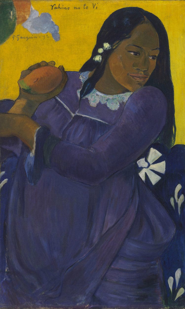 Vahine No Te Vi (Woman Of The Mango) By Eugene Henri Paul Gauguin - Image 5