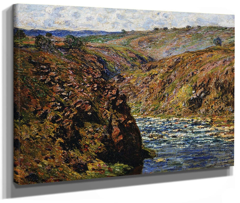 Valley Of The Creuse (Sunlight Effect) By Claude Monet