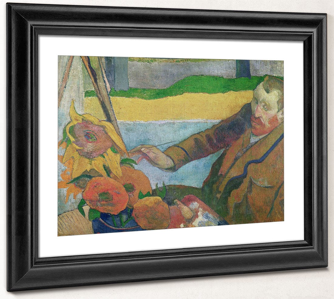 Van Gogh Painting Sunflowers By Paul Gauguin - Image 4