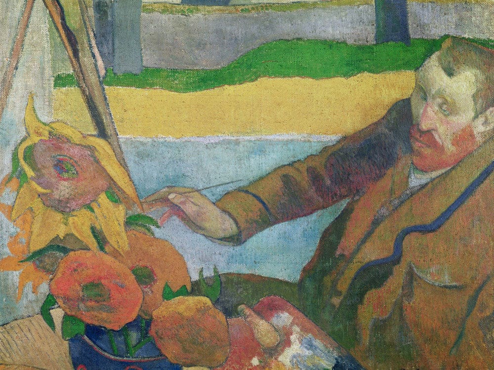 Van Gogh Painting Sunflowers By Paul Gauguin - Image 7
